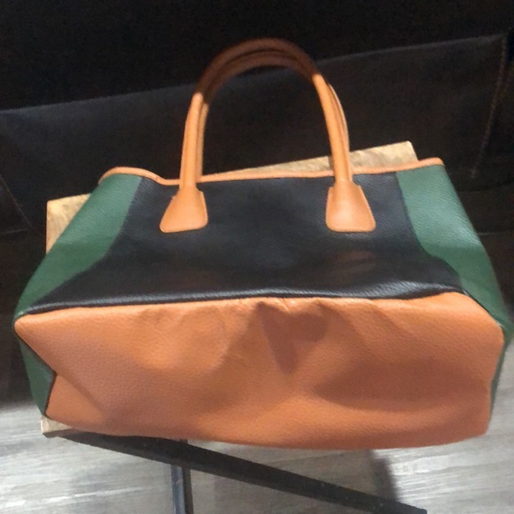 Neumann Marcus Colorblock Large Tote Bag - Picture 4 of 7